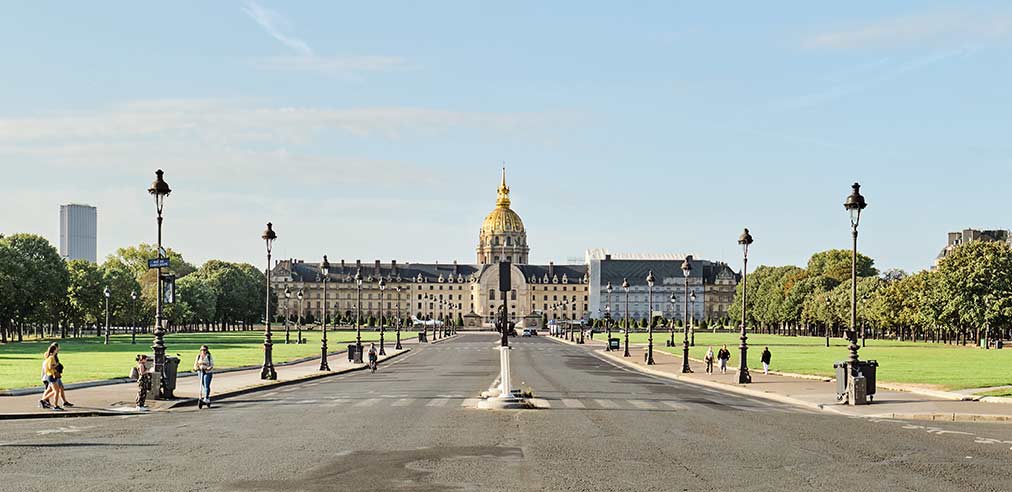 La tumba de Napoleón en París. Los inválidos Hotel des Invalides.
