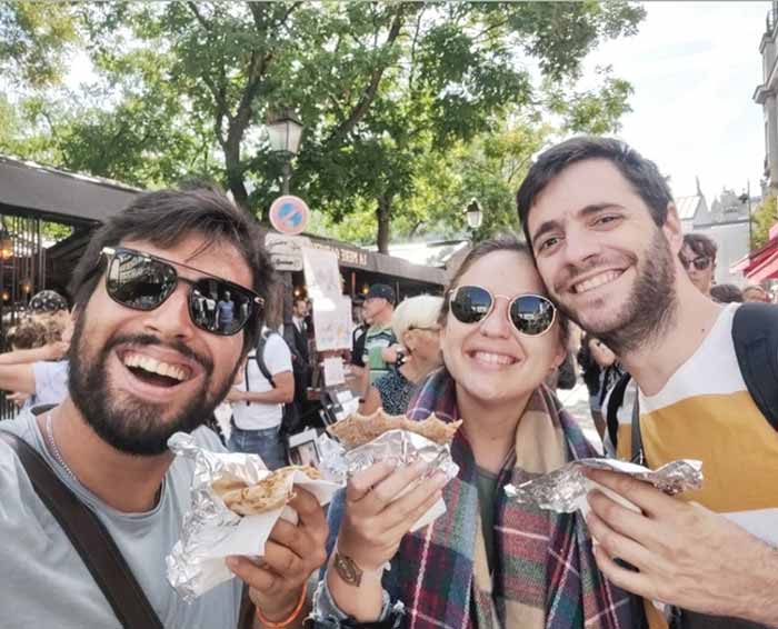 Tour por Montmartre con Crepe. El mejor crepe de París.