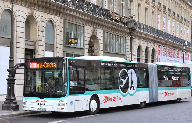 Viajar desde Aeropuerto Charles de Gaulle a la Ópera de París en Bus