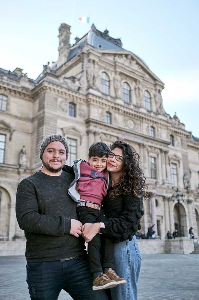 Sesión de fotos Familiar en París