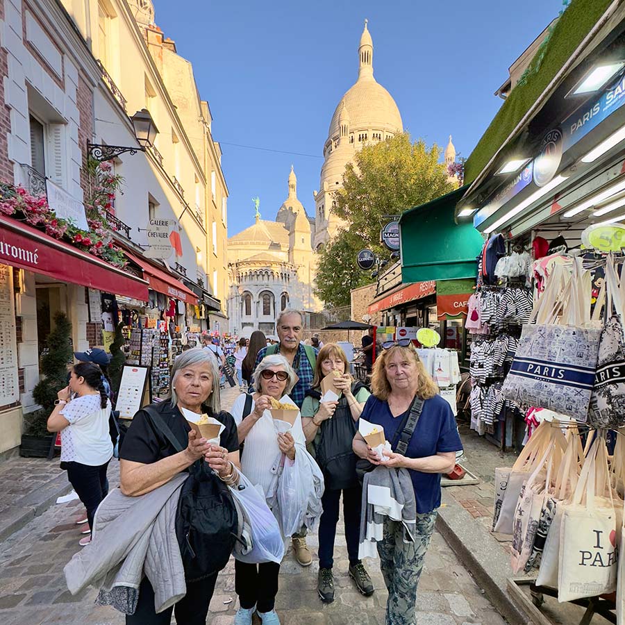 Tours en París en español con crepe incluido.